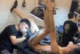 Man gets uncomfortable tattoo