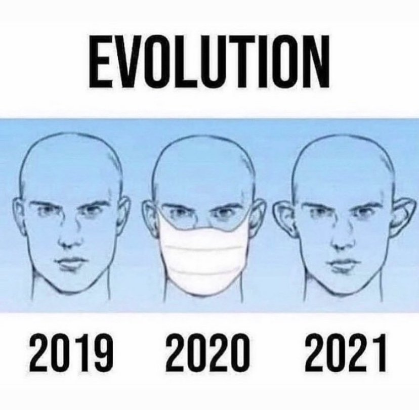 Coronavirus evolution meme