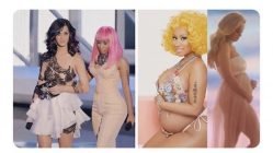 2010 vs 2020 Nicki Minaj & Katy Perry pregnant meme
