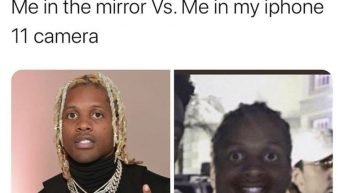 Me in the mirror vs my iPhone 11 camera