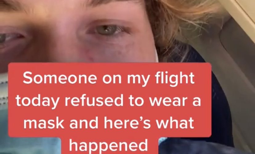 Man gets kicked off flight for not wearing mask