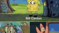 The moment the Maxwell/Epstein court documents became unsealed to the public Spongebob meme
