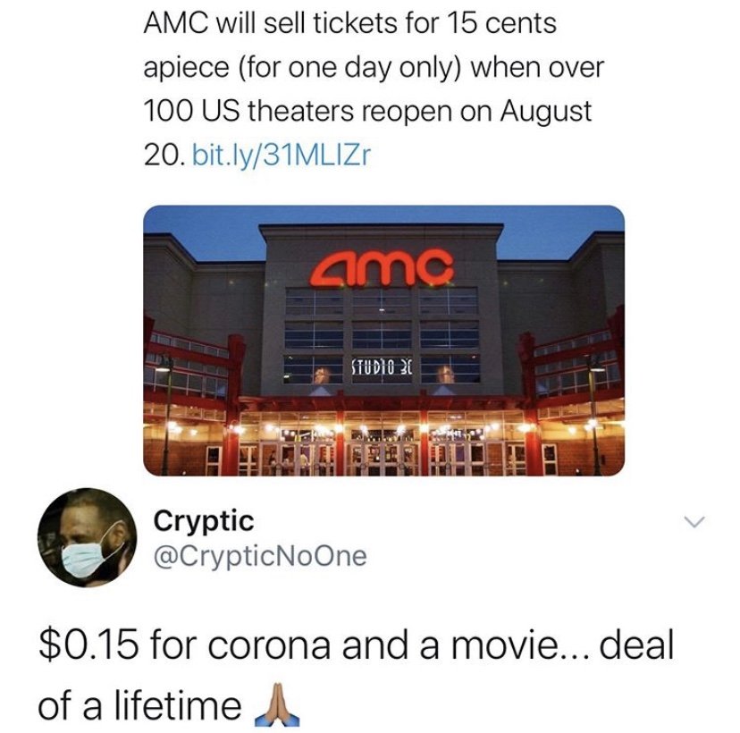 AMC .15 movie ticket