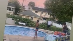 Diving in the pool fail