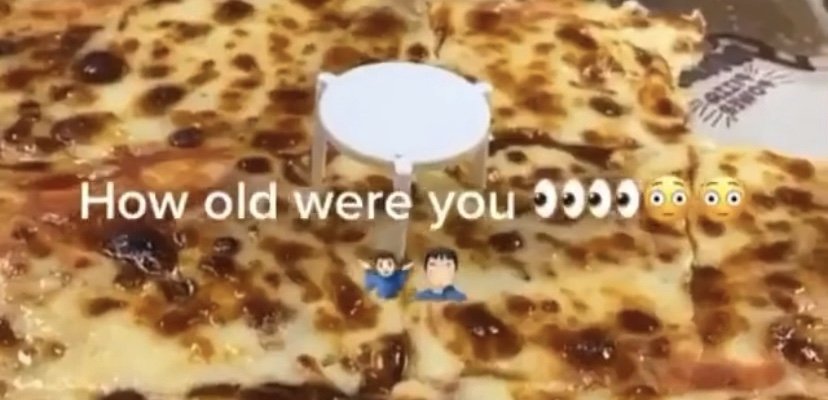 Man shares what a pizza table is for