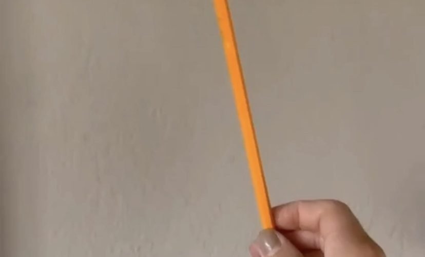 Floating pencil trick