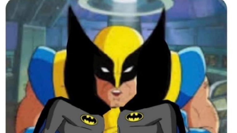 Wolverine is really two Batman's kissing meme