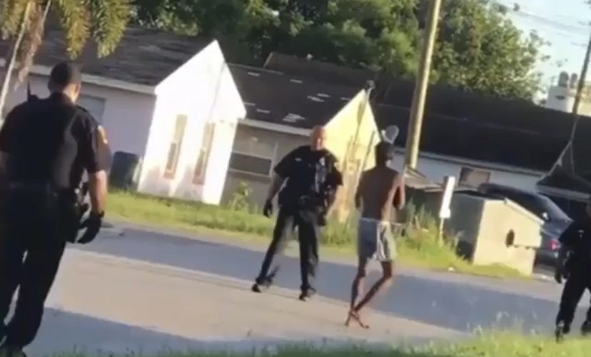Man breaks away from cops