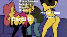 Cardi B WAP IT guy Simpsons meme