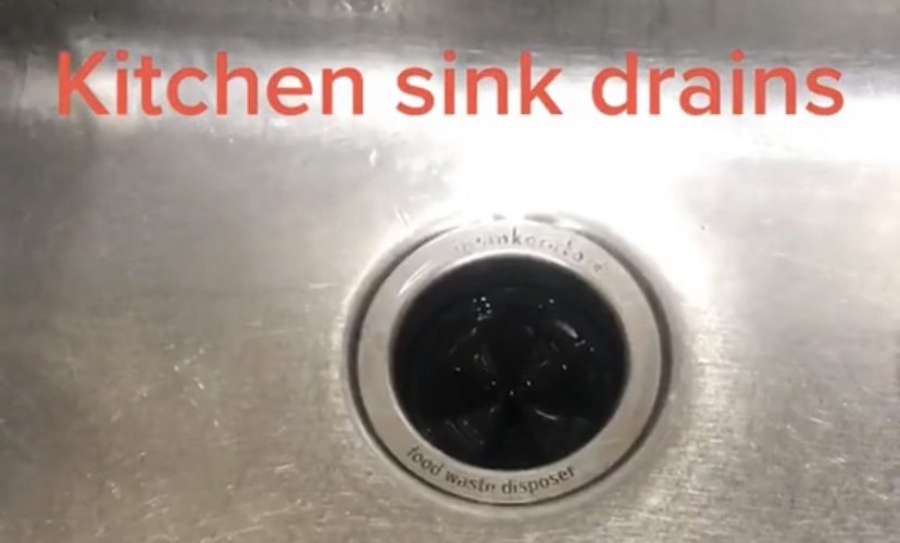 How to clean kitchen sink drains