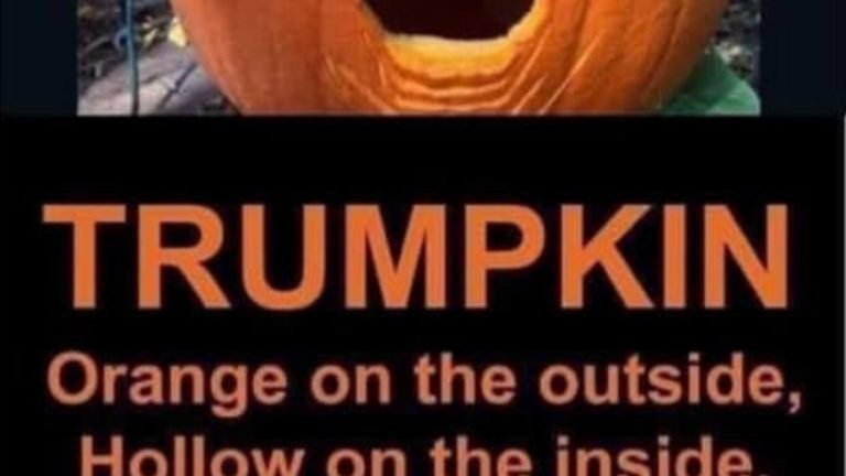 Trumpkin pumpkin meme