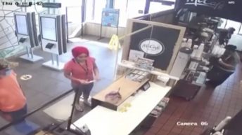 Angry McDonald's customer get into it with manager