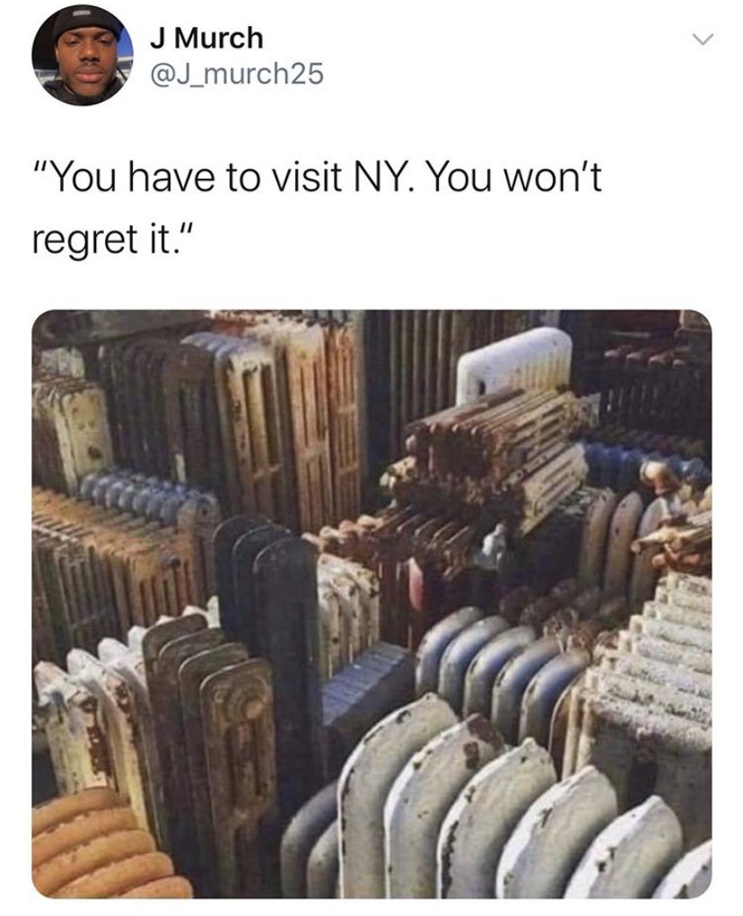 You have to visit NY. You won't regret it meme