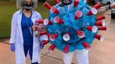 Coronavirus halloween costume