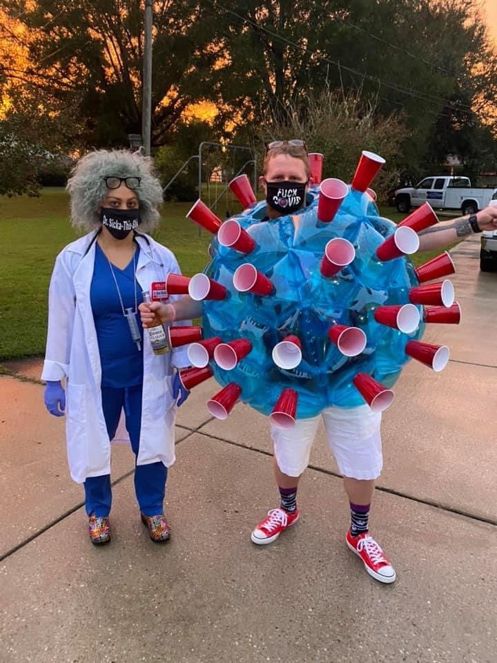 Coronavirus halloween costume