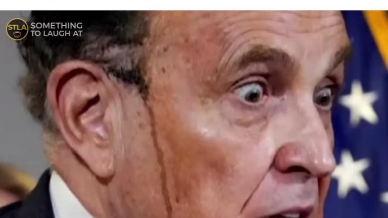 Rudy Giuliani sweating meme
