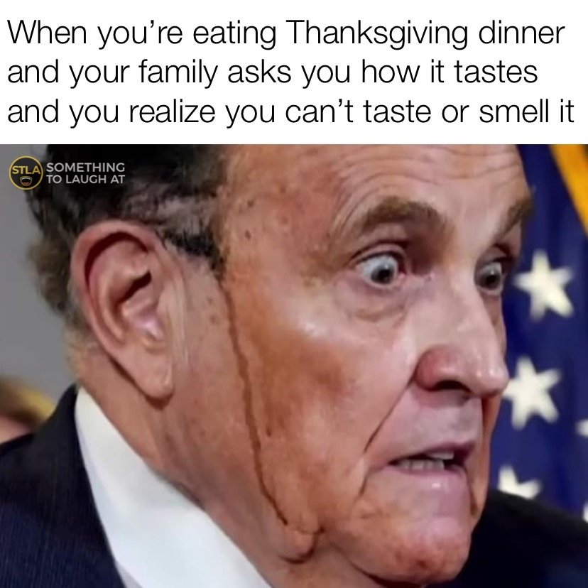 Rudy Giuliani sweating meme 
