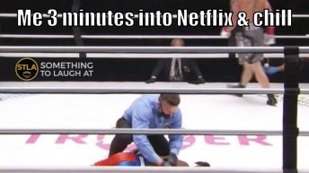 3 minutes into Netflix and Chill Nate Robinson knock out meme