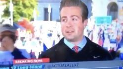 Reporter handles Trump supporter live