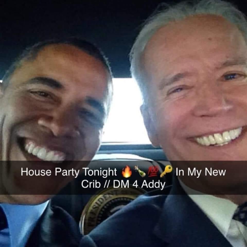 House party tonight Joe Biden win meme