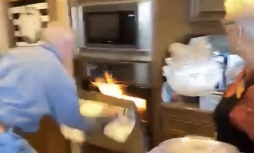 Accidentally burning Thanksgiving dish