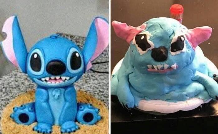 Lilo Stitch cake fail