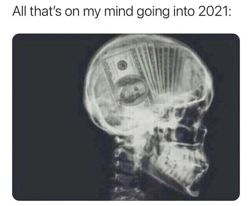 All that's on my mind going into 2021 meme