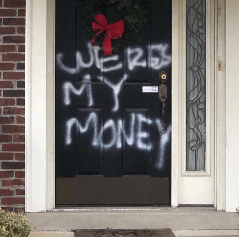 Mitch McConnell house vandalized