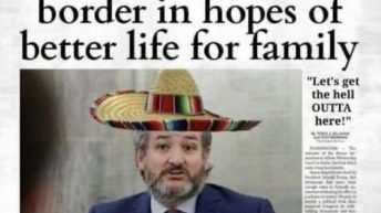 Ted crosses Mexican border in hopes of better life for family meme