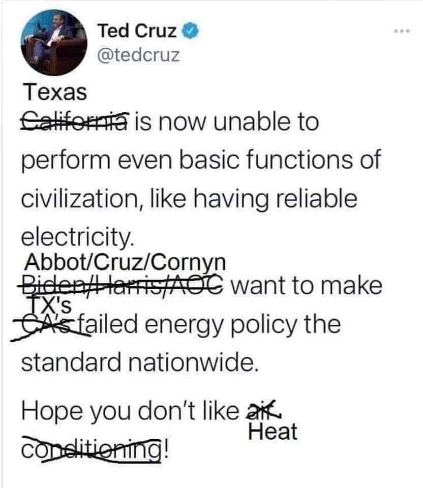 Ted Cruz Texas tweet
