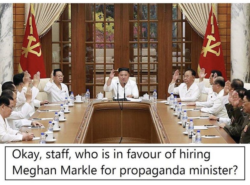 Kim Jong Un Meghan Markle meme