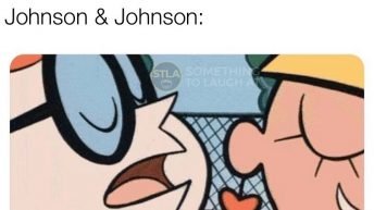 Johnson & Johnson trust our vaccine Dexter's lab meme