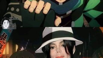 Michael Jackson Muzan Kibutsuji meme