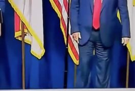 Donald Trump wears pants backwards