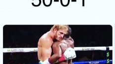 Floyd Mayweather boxing record 50-1 meme