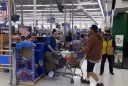 Customer spits on Walmart employee