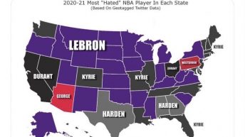 Lebron James is the most hated NBA player in the country