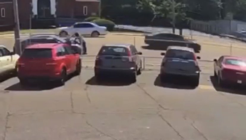 Hit and run parking lot accident caught on camera