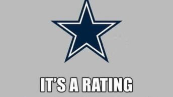 It's not a logo it's a rating Dallas Cowboys meme