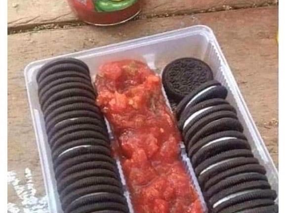 You aren't from Ohio if you don't know about Oreos & salsa meme