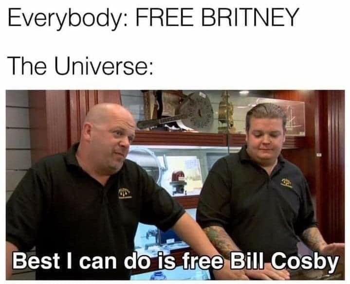 Everybody free Britney Pawn star show meme