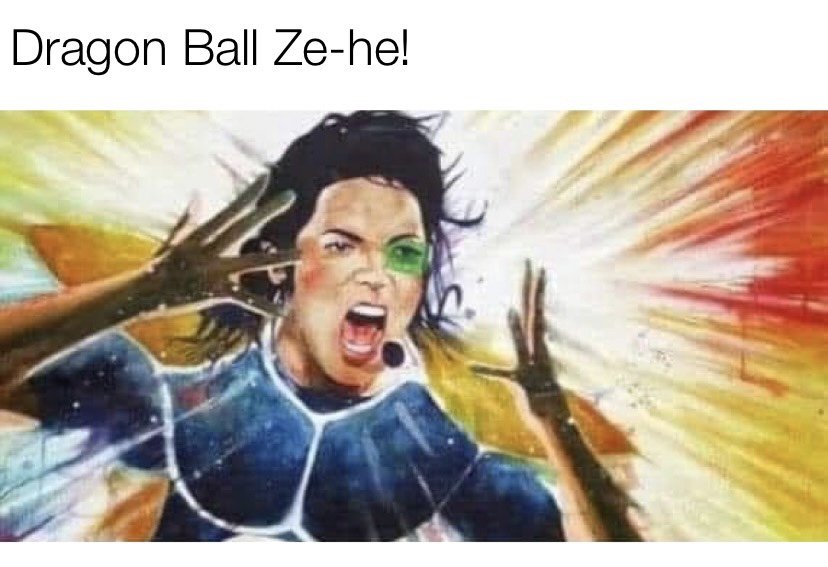 Dragon Ball Ze-he Michael Jackson meme