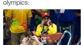 If you feel useless today, remember somebody is working as a lifeguard at the Olympics meme