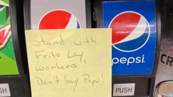 Stand with Frito Lay workers! Don't buy Pepsi