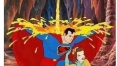 Superman saving Lois from R. Kelly meme