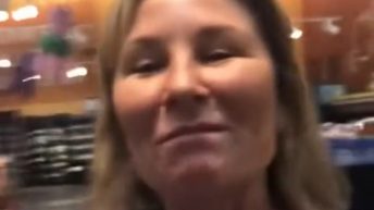 Karen coughs on people in grocery store