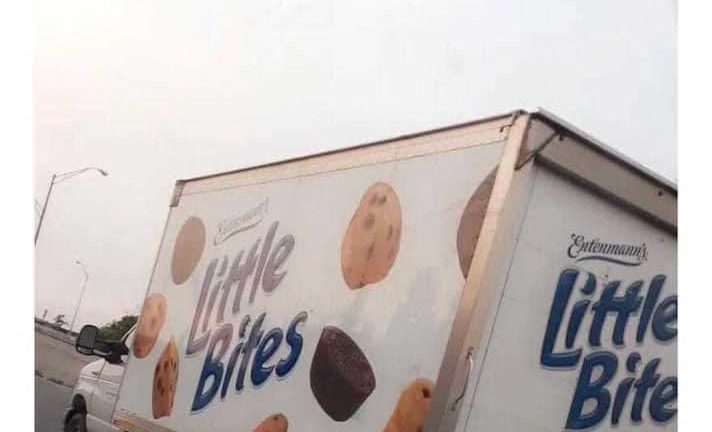 Probably only 26 muffins in the whole truck Little Bites muffins meme
