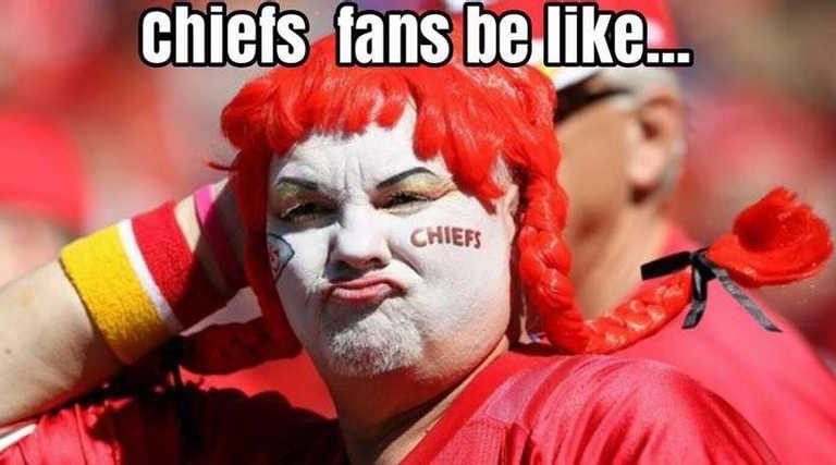 Chiefs fans be like meme