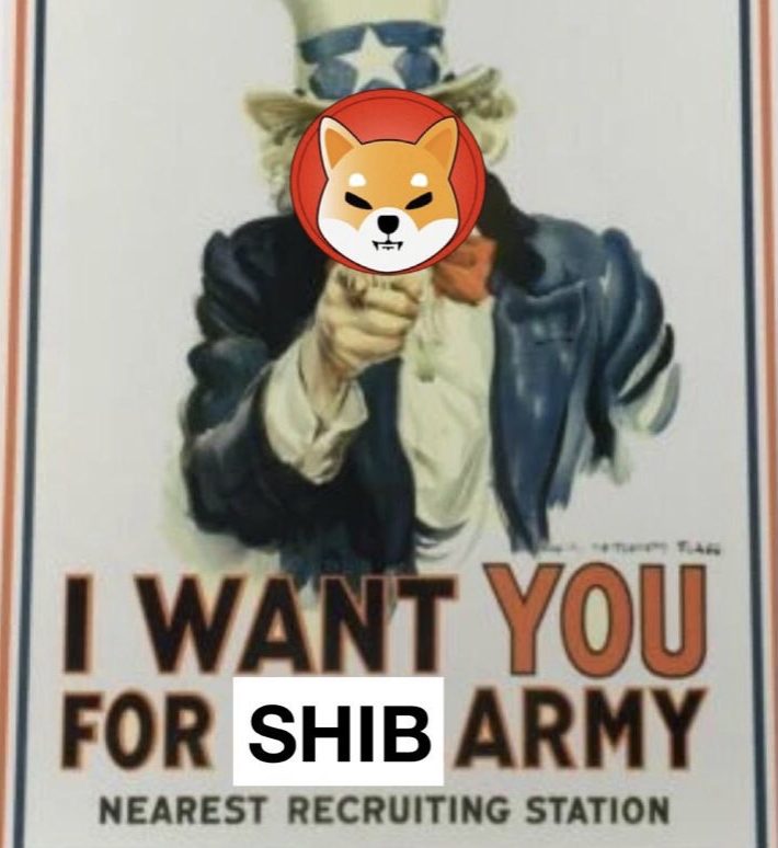I want you for shib army meme