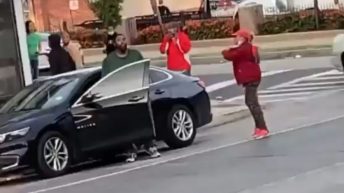Woman brings in backup during argument